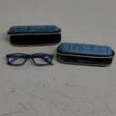 Reading Glasses Blue Light Blocking for Men Women,Rectangular Frame Computer Readers with Spring Hinge