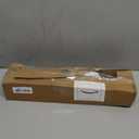 White Tension Curtian rod no drill, 42 to 87 inch Adjustable Heavy Duty black shower curtain rod for Windows bathroom Closet