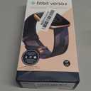 Fitbit Versa 2 Special Edition Health and Fitness Smart Watch with Heart Rate, Music, Alexa Built-In, Sleep and Swim Tracking, Navy and Pink Woven/Copper Rose, One Size (S and L Bands Included), 2.3