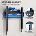 Fixed TV Wall Mount for Most 26-60 Inch Screen, Low Profile TV Mount with Quick Release Lock, Ultra Slim Wall Mount Bracket, Max VESA 400x400mm, Holds up to 99 lbs, up to 16Wood Studs by USX STAR