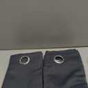 ChrisDowa Grommet Blackout Curtains for Bedroom and Living Room - 2 Panels Set Thermal Insulated Room Darkening Curtains (Dark Grey, 42 x 63 Inch)