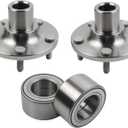 Set of 2 Front Wheel Hub and Bearing Kit Compatible with 2012-2018 Ford Focus 2013-2018 Ford C-Max 2.0L L4 HUB81 510110 NT510110 WH188