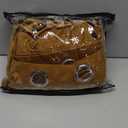 Velvet Curtains Golden Brown Elegant Grommet Curtains Thermal Insulated Soundproof Room Darkening Long Black Out Drapes for Classical Living Room Bedroom Decor 52 x 96 Inch Length Set of 2