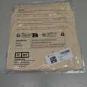 Runcati Mens Casual Pants Drawstring Elastic Waist Lightweight Cropped Linen Pants Summer Yoga Beach Trousers (Small, Beige)