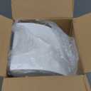 5 Inch Dryer Wall Vent Cover, HG Power Metal Wall Vent Cap Outside with Removable Screen & Cushioned Non-Return Flap for Home Wall, Air Condition, Range Hoods, Kitchen, Opening Diameter: 4.7" (White)