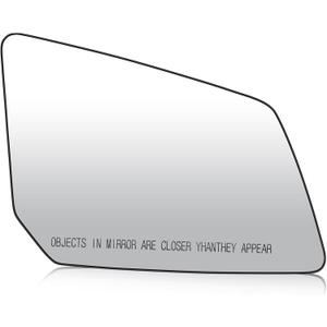 Passenger Right Side View Heated Mirror Glass Replacement for 2007-2016 GMC Acadia, 2007-2010 Saturn Outlook, 2009-2016 Chevrolet Traverse, Replace 15951928, 25990004, 30223, 80223, GM1324119