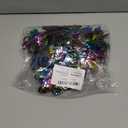 CAMIRUS 28 Pack Glitter Flip Sequin Keychains Unicorn Dinosaur Keychain with Greeting Cards for Valentines Party Favor, Easter Egg Filler Party Favors, Easter Classroom Prize Supplies