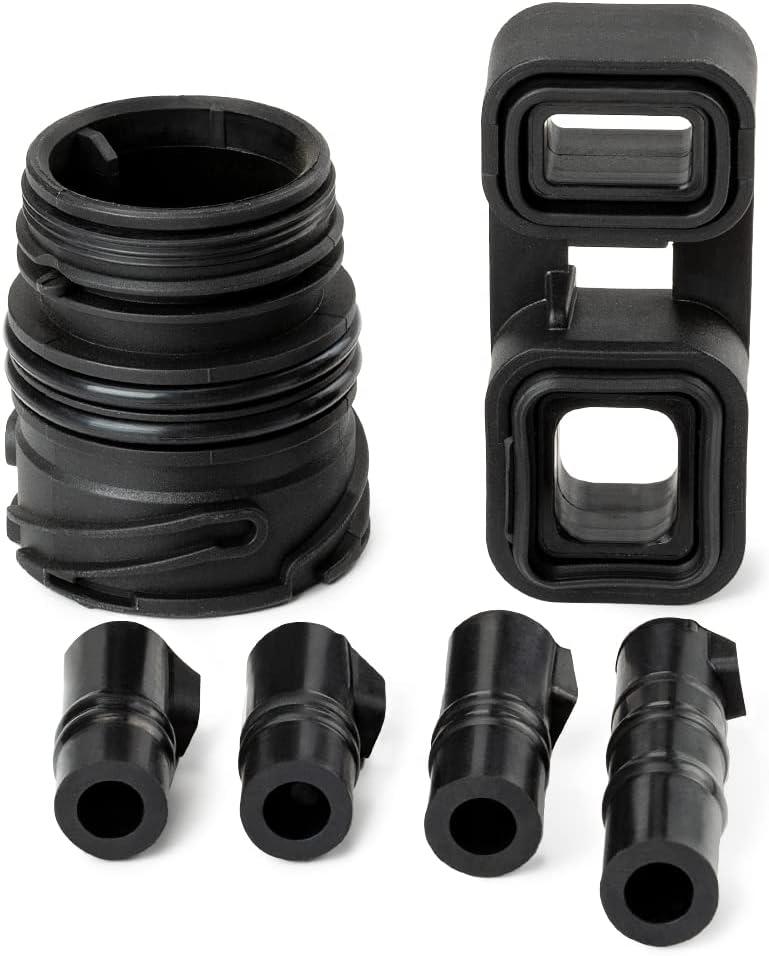 6PCS ZF6HP19Z 6HP19 6HP21 Valve Body to Case Sleeve Connector Seal Kit for BMW Replace 24107536339 24107536340 24107536341 24347588724 24347588725 24347588759