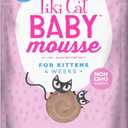 Tiki Cat Baby, Chicken and Chicken Liver, Grain-Free and Nutrient Rich, Wet Cat Food for Kittens 4 Weeks+, 2.4 oz. Pouch (Pack of 12)