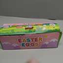 LEASEN 48 Pack Gold Easter Eggs, 2.3 Inch Metallic Plastic Empty Eggs, Surprise Golden Eggs Fillable for Easter Treats Fillers, Easter Eggs Hunt, Easter Party Favor, Basket Stuffers Fillers