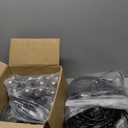 Lakumu Outdoor String Lights 96FT(482), Commercial Grade Heavy Duty Patio Lights with Dimmable S14 Shatterproof LED Bulbs, Linkable Waterproof Bistro Lights for Outside Deck Backyard Cafe Market (Black-2700K)