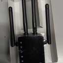 12880 Sq.Ft Range WiFi Extender Signal Booster Dual Band 5GHz/2.4GHz, 105-Device Compatibility, Simple Installation, WiFi Extender