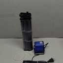 Internal Aquarium Filter for 75-200 Gallons Tank, Removable, Submersible Fish Tank Filter, 400GPH Powerful Pump for Large Fish Tanks, Turtle Tanks, Deodorization Decontamination Filter System (Black)