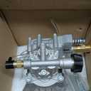 Yamatic 7/8" Shaft Vertical Pressure Washer Pump 3000 PSI @ 2.5 GPM Replacement Pump for Power Washer, Compatible with GCV160, GCV190, Homelite, Troybilt, Ryobi, Rear Facing Inlet/Outlet