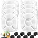 16 Pcs Cat Water Fountain Replacement Filters, 8 Pack Pet Fountain Filters 8 Pack Pre- Sponges Fit for 67oz, 95oz, 135oz Automatic Pet Fountain Dog Water Dispenser