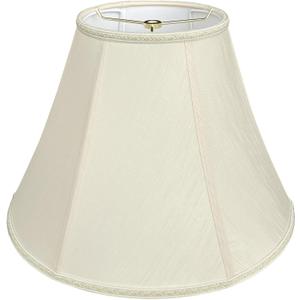 TOOTOO STAR Bell Lamp Shades, 7" x 15" x 10.5" Royal Style Spider LampShade or Table and Floor Lamps, Home Decor Beige Floor Lamp Table Lamp Shade