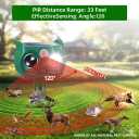4PCS Solar Animal Repellent Outdoor, Ultrasonic Cat Repeller Outdoor&Deer Repellent Device, Rabbit Squirrel Raccoon Repellent with Motion Sensor LED Lights for Garden Yard