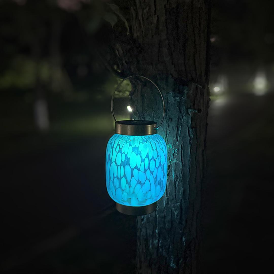 Solar Lanterns Outdoor Hanging Lights,Garden Decor Gifts for Women Mother's Day Decor Lights,Outdoor Solar Waterproof Lights for Garden,Patio,Pathway & Yard Decor