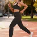 Sunzel Lightweight Soft Joggers for Women with Pockets, High Waisted Sweatpants Hiking Yoga Pants for Workout Lounge Running (L)