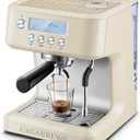CASABREWS Ultra Espresso Machine, Barista Espresso Coffee Maker for Home | LCD Display, Custom Brew Temp, Latte & Cappuccino Machine, 20-Bar Italian Pump, Powerful Steam Wand, 73oz Removable Tank