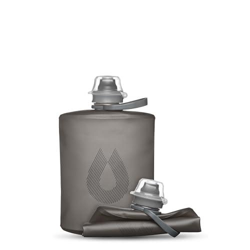 HydraPak Stow - Collapsible Backpacking Water Bottle (500ml) - BPA Free, Ultra Light, Spill-Proof Twist Cap - Mammoth Grey HydraPak Stow - Collapsible Backpacking Water Bottle (500ml) - BPA Free, Ultra Light, Spill-Proof Twist Cap - Mammoth Grey