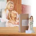 Mother Daughter Figurines Gifts for Mom from Daughter Mother of the Bride Gifts to My Mom, I Love You Moms Statue Mothers Day Figurines Sentimental Gift for Moms Wife Christmas Birthday Gift for Women