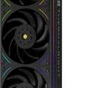 Thermalright Wonder Vision 360 UB ARGB Black CPU AIO Liquid Cooler - Rotatable 6.67'' Curved Screen 3D Effect, 2K Resolution, 2150RPM TL-UB36 Fans, for AM4/AM5 & Intel 1700/1851