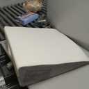 Vekkia 2-Pack Adjustable Wedge Pillow for Sleep Apnea & Back Pain, Memory Foam Triangle Pillow for Acid Reflux, GERD, Snoring, Surgery Recovery, Leg Elevation, 2 Heights & Softness Options(10IN)