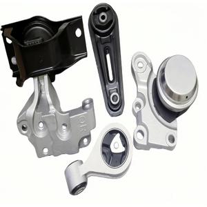 Engine Motor Mount Kit Compatible with 2008-2015 Nissan Rogue 2.5L 2WD, Silver Steel Engine/Transmission Mount A7370 A7384 A4351 A4352 Engine Motor Mount Kit Compatible with 2008-2015 Nissan Rogue 2.5L 2WD, Silver Steel Engine/Transmission Mount A7370 A7384 A4351 A4352