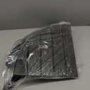 Corner Shower Stool for Inside Shower, HDPE Waterproof Shower Bench Seat Chair, Plastic Bath Shower Stool for Shaving Legs Foot Rest with Storage Shelf, Adjustable & Non-Slip Feet, Black