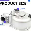 2 inch Water Pump Body Housing with 4 Bolts on Water Inlet Replacement for Predator for Pacific Hydrostar 2" Engine Aluminum Water Pump for Model AWP50