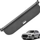 HAFIDI® Cargo Cover for 2017-2025 Audi Q5 SQ5 Retractable Trunk Cargo Cover Q5 SQ5 Accessories Anti-Peeping Anti-Theft Privacy Screen,Trunk Luggage Shield Shade Carbon Fiber Texture