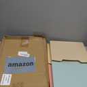 Fuutreo 6 Pcs Magnetic Wall File Organizer Magnetic Wall File Holder Refrigerator Magazine Holder for Mail Letters Paper(Light Vintage,Vertical-large)