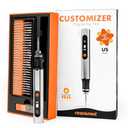 Resparked Customizer Engraving Pen (Formerly Culiau): Ultimate Cordless Portable Tool for Artists & DIYers - Engrave 50+ Surfaces - Beginner Friendly - Rechargeable - Free 30 Bits & Mastery Guide 2 Parts Missing