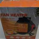 Outdoor Patio Heaters - 1500W Portable Electric Garage Heater with 2S Fast Heating, Overheat Protection, Heaters Heat Up in 3 Modes, Patio Heaters for Outdoors, Tents and Indoors, Red