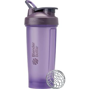 BlenderBottle Classic V2 Shaker Bottle Perfect for Protein Shakes and Pre Workout, 28oz, Full Color Purple