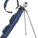 Golf Lightweight Stand Bag, Portable Golf Carry Bag with Insulated Cooler Pocket, Easy to Carry and Ideal for Driving Range, Pitch n Putt, Par 3, Executive Courses (Dark Blue)