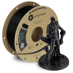 Polymaker PLA PRO Filament 1.75mm, Tough & High Rigidity Black PLA Filament 1.75mm 1kg Cardboard Spool - PolyLite PLA PRO 3D Printer Filament 1.75mm, Print with Most 3D Printers Using 3D Filament