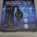 2-in-1 Dog Shock Collar & Dog Bark Collar - Smart Anti Barking Dog Training Collar with 5 Adjustable Sensitivity & 3300FT Remote for All Breeds IP67 Waterproof E-Collar (Black)