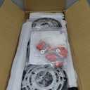 Black Pendant Lights Kitchen Island - Seeded Glass Pendant Light Fixture Multiple Stems Rods (3 Pack with Rod seeded Glass)