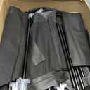 SONGMICS Portable Closet, Wardrobe Closet Organizer with Cover, 5 Hanging Rods and Shelves, 4 Side Pockets, 17.7 x 83 x 65.7 Inches, Large Capacity for Bedroom, Living Room, Ink Black URYG095B01