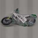 1:12 Scale Diecast Dirt Bike Motorcycle Model  White Motocross Motorbike with Realistic Details, Alloy Body, Display Gift for Enthusiasts