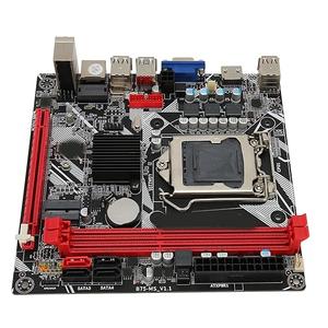 LGA 1155 Computer Motherboard, M ATX Motherboard for Desktop PC, 100Mbps NIC M.2 USB3.0 SATA3.0