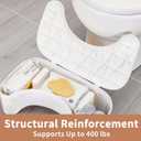 ACEQLYT New Upgrade Storage Toilet Stool Squat Adult, Poop Stool for Bathroom, Non-Slip Step Stool