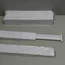 DUCOO 7 Pack Drawer Divider, 17"-22" Adjustable Bamboo Drawer Dividers Organizers, Expandable Separators for Kitchen, Clothes, Dressers, Home, Office, White