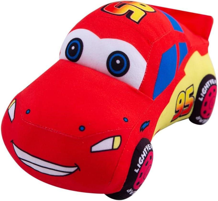 9.5 inch Car Plush Toy, Car Shaped Plush Pillow, Super Cute Car Plush Cushion, Racing Car Stuffed Doll Great Gift for Kids Birthday Party