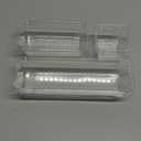 8 Pack Clear Drawer Organizer, 4 Sizes Organization and Storage Trays, Drawer Organizer Bins for Kitchen, Vanity, Bathroom, Office