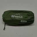 POWERLIX Camping Sleeping Pad with Built in Pillow, Ultralight Camping Mattress Airpad for Outdoor Backpacking Hiking Travelling, Compact Self Inflating Camping Mat, Foot Pump to Inflate (Single, Green)