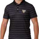 FOCO NHL Mens NHL Team Logo Polo Short Sleeve Polyester Shirt (Large)