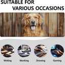 Golden Retriever Mouse Pad, Gaming Mouse Pad, Non-Slip Rubber Base, Office Accessories, Desk Mat, Cute Dog MousePads for School, Work, Home Decor Gifts 31.5" x 11.8"